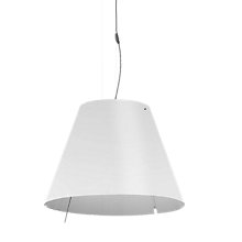 Luceplan Costanza, lámpara de suspensión pantalla blanco - ø70 cm - fijo - con regulador