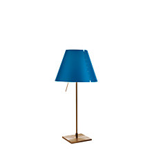 Luceplan Costanzina Lampe de table laiton/bleu pétrole