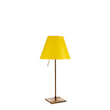 Luceplan Costanzina Lampe de table laiton/jaune canari