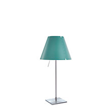 Luceplan Costanzina Table Lamp aluminium/sea green