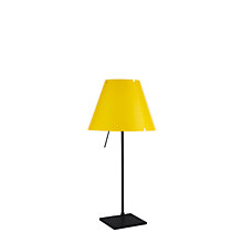 Luceplan Costanzina, lámpara de sobremesa negro/amarillo canario