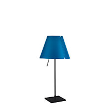 Luceplan Costanzina, lámpara de sobremesa negro/azul petróleo