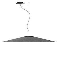 Luceplan Koine, lámpara de suspensión LED antracita - ø110 cm - Push/Dali
