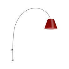 Luceplan Lady Costanza Wall Light shade red - with dimmer