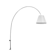 Luceplan Lady Costanza Wall Light shade white - with switch