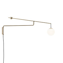 Luceplan Malamata, latón cepillado – Lámpara de pared — imagen 2