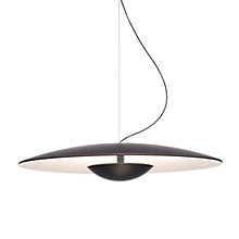 Marset Ginger Suspension LED wenge/blanc - ø60 cm