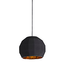 Marset Scotch Club, lámpara de suspensión negro/dorado - ø26,5 cm