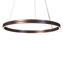 Mawa Berliner Ring Lampada a sospensione LED Up & Downlight anello bronzo/rosone bianco opaco - ø120 cm/30 cm - up&downlight - Casambi - 162 W