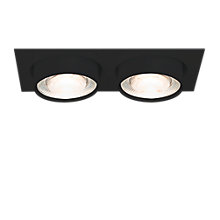 Mawa Wittenberg 4.0 Part Recessed Spotlight with cover plate 2 lamps LED black matt - incl. ballasts , discontinued product