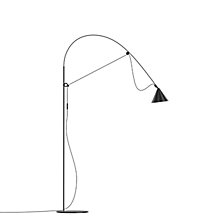 Midgard Ayno Lampadaire LED noir/câble noir - 3.000 K - L