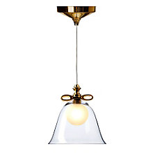 Moooi Bell Lamp, lámpara de suspensión dorado/transparente - 36 cm