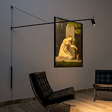 Nemo Swan, negro – Lámpara de pared led — imagen 4