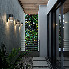 Nordlux Aludra, lámpara de pared negro - Seaside Revestimiento — imagen 4