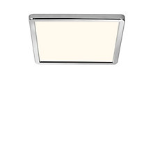 Nordlux Oja Square, lámpara de techo LED cromo - IP54