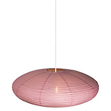 Nordlux Villo, lámpara de suspensión blanco/rosa - florón halbkugel