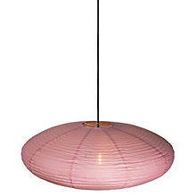 Nordlux Villo, lámpara de suspensión negro/rosa - florón halbkugel