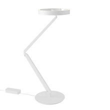 Occhio Gioia Equilibrio Schreibtischleuchte LED Kopf weiß matt/Body weiß matt