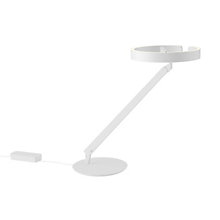 Occhio Gioia Tavolo Lampe de table LED tête blanc mat/corps blanc mat