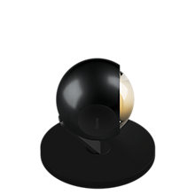 Occhio Io Basso C Tischleuchte LED Kopf black phantom/Abdeckung schwarz matt/Body schwarz matt/Fuß schwarz matt - 2.700 K
