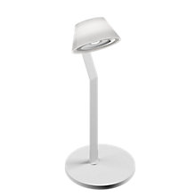 Occhio Lei Tavolo Iris Lampe de table LED couverture blanc brillant/corps blanc mat/pied blanc brillant - 3.000 K