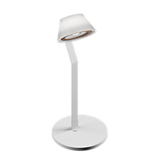 Occhio Lei Tavolo Iris Lampe de table LED couverture doré mat/corps blanc mat/pied blanc mat - 3.000 K