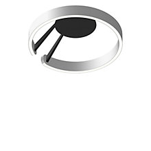Occhio Mito Aura 40 Wide Plafond-/Wandlamp LED kop zilver mat/body zwart mat - DALI