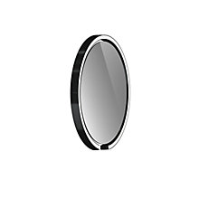 Occhio Mito Sfera 40 Verlichte spiegel LED kop black phantom/Spiegel grijs getint - Occhio Air