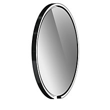 Occhio Mito Sfera 60 Specchio illuminato LED testa black phantom/Specchio grigio colorato - Occhio Air