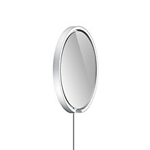 Occhio Mito Sfera Corda 40 Belyst spejl LED hoved sølv mat/kabel sølv/stik Typ F - Occhio Air