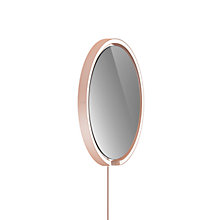 Occhio Mito Sfera Corda 40 Illuminated Mirror LED - grey tinted head gold matt/cable gold/plug Typ C - Occhio Air