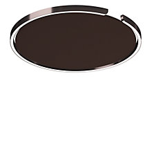 Occhio Mito Soffitto 60 Up Lusso Narrow Wall-/Ceiling light LED head phantom/cover ascot leather brown - Occhio Air