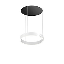 Occhio Mito Sospeso 40 Move Up Table Pendelleuchte LED Kopf weiß matt/Baldachin schwarz matt - dim to warm