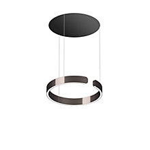 Occhio Mito Sospeso 40 Move Up Table Suspension LED tête phantom/cache-piton noir mat - dim to warm