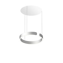 Occhio Mito Sospeso 40 Variabel Up Table Hanglamp LED kop zilver mat/plafondkapje wit mat - DALI
