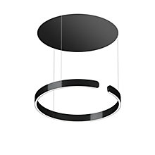 Occhio Mito Sospeso 60 Move Up Table Suspension LED tête black phantom/cache-piton noir mat - dim to warm