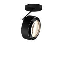 Occhio Più Alto 3d Volt S30 Spotlight LED head black matt/ceiling rose black matt/cover black - 2,700 K