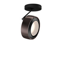 Occhio Più R Alto 3d Volt S80 Faretto LED testa phantom/rosone nero opaco/copertura nero opaco - 2.700 K