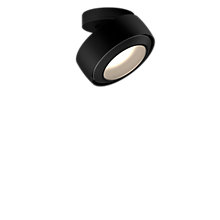 Occhio Più R Alto Volt S40 Ceiling Light LED head black matt/ceiling rose black matt/cover black matt - 2,700 K