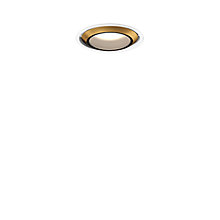 Occhio Più R Piano V Edge Volt C100 Faretto da incasso LED testa bronzo/copertura bianco opaco - 2.700 K