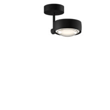 Occhio Sento Faro 10 Up E Plafondlamp LED kop zwart mat/body zwart mat/plafondkapje zwart mat - 3.000 K - Occhio Air