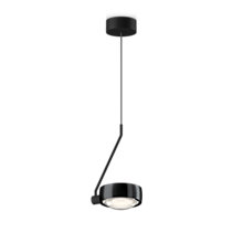 Occhio Sento Filo 280 Fix Up E Hanglamp LED kop black phantom/body zwart mat/plafondkapje zwart mat - 3.000 K - Occhio Air