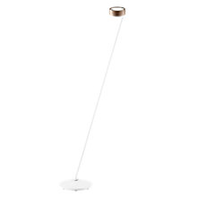 Occhio Sento Lettura 160 E Floor Lamp LED left head gold matt/body white matt - 3,000 K - Occhio Air
