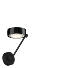 Occhio Sento Parete Singolo 20 Up D Wandlamp LED hoofd black phantom/body zwart mat/houder zwart mat - 3.000 K - Occhio Air