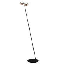 Occhio Sento Terra 180 D Floor Lamp LED head gold matt/body black matt - 3,000 K - Occhio Air
