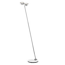 Occhio Sento Terra 180 E Floor Lamp LED head white glossy/body chrome glossy - 3,000 K - Occhio Air