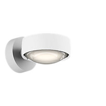 Occhio Sento Verticale Up E Applique LED rotatif tête blanc mat/embase blanc mat - 3.000 K - Occhio Air