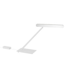 Occhio Taglio Tavolo Fix Lampe de table LED tête blanc mat/corps blanc mat - Occhio Air