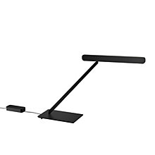 Occhio Taglio Tavolo Fix Lampe de table LED tête noir mat/corps noir mat - Occhio Air