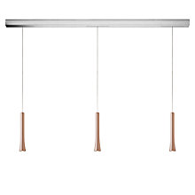 Oligo Rio, 3 focos Led cobre – Lámpara de suspensión — imagen 2